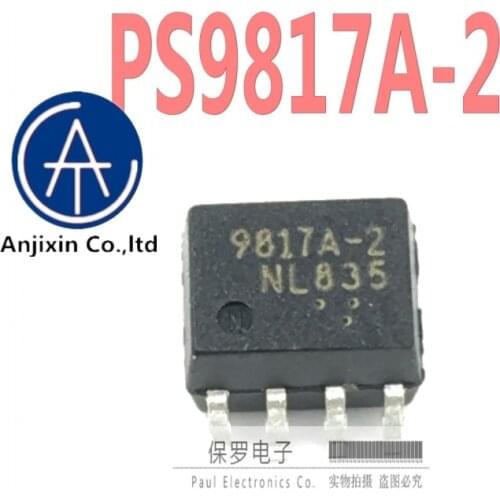 10pcs 100% orginal new real stock Optocoupler isolator PS9817A-2 9817A-2 SOP-8