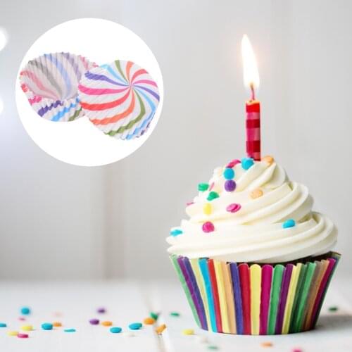 1000Pcs Muffin Cake Wrapping Cups Paper Event Party DIY Kitchen Baking Cake Place Mould Cupcake Cake Dessert Oilproof Box