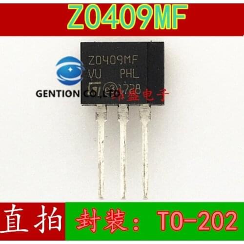 20PCS Z0409 Z0409MF TO202 bidirectional thyristor ZO409MF in stock 100% new and original