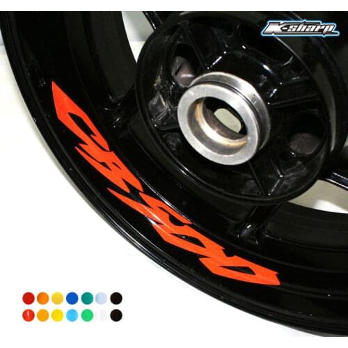8X custom inner rim decals wheel reflective Stickers stripes Fit HONDA CB 500