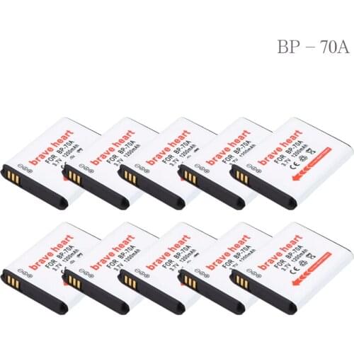 10x BP70A 70A BP-70A Battery for SAMSUNG ST66 ST700 ST88 ES65 MV800 PL120 PL170 ES80 PL20 ST30 ST60 ST70 ST80 ES70 ST65 ES95
