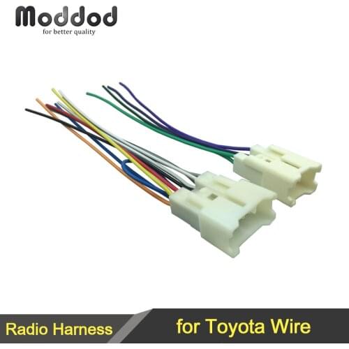 For TOYOTA Avalon Camry Corolla MR2 RAV4 Stereo CD Player Wiring Harness Wire Adapter Aftermarket Radio Plugs