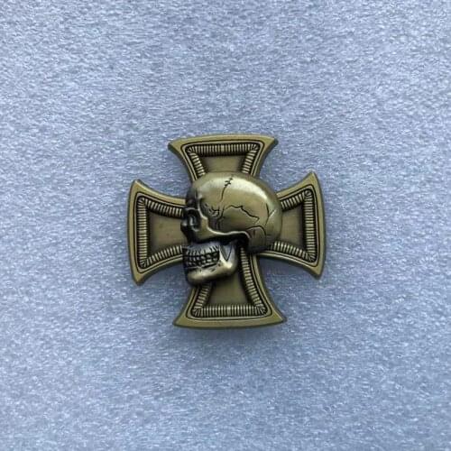 German Cross Skull Medal