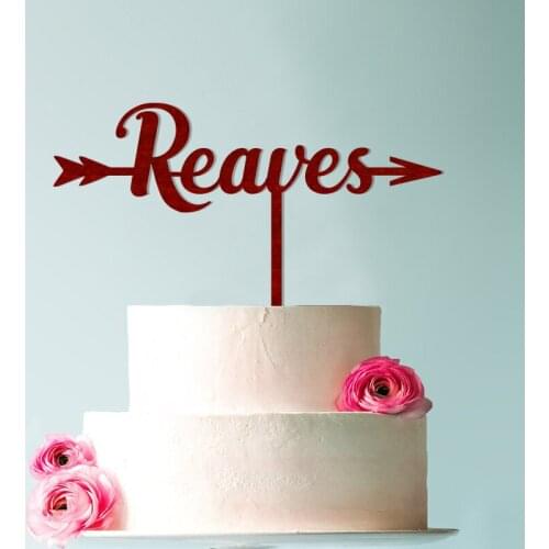 Rustic Wedding Arrow Cake Topper, Name Cake Topper Arrow, Wedding Cake Topper Bridal Shower, Rustic Chic Wedding Cake Topper