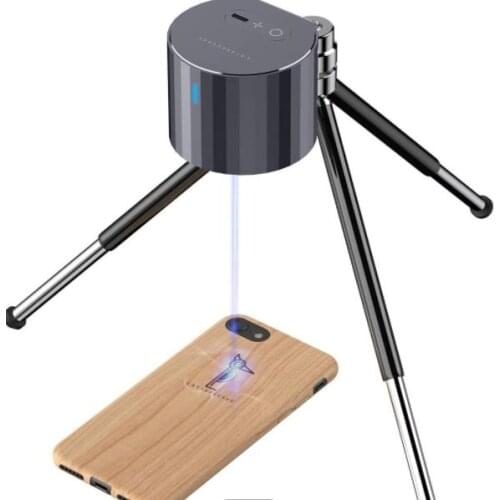 Newest popular Small desktop rubber stamp making machine wood laser engraving engraver machine