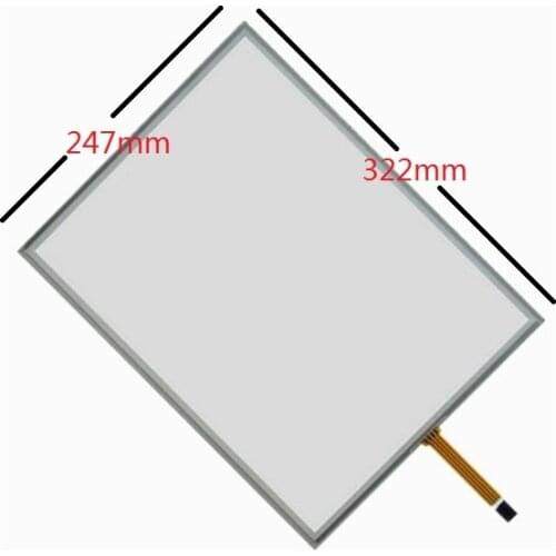 New 15 " 4wire resistance screen touch screen 322*247mm suitable for industrial control inquiry POS computer order queuing machi