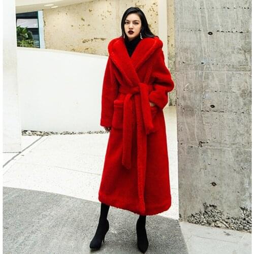 Womens Winter Coats 2021 Faux Fur Coat Fur Coat Plus Velvet Female Coat Winter Fashion Black Winter Coats And Jackets For Women