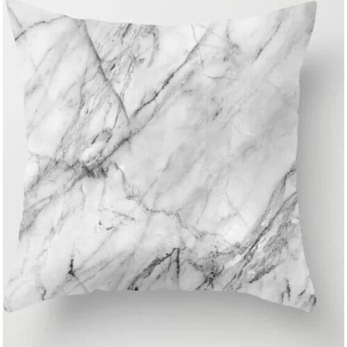 Popular Luxury Marble printed Pillowcases Cushions Linen Pillow Cases Home Retro Square Pillowcase Home Decoration sofa cover