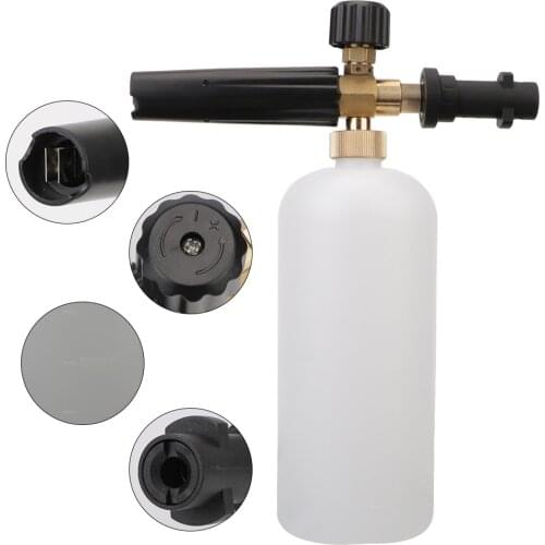 High Pressure Washer 1L Car Soap Foam Generator Snow foam lance Adjustable Sprayer Nozzle For Karcher K2 K3 K4 K5 K6 K7