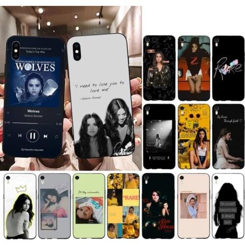 FHNBLJ Selena Gomez Rare Phone Case for iPhone 11 12 pro XS MAX 8 7 6 6S Plus X 5S SE 2020 XR cover