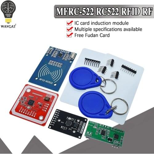 RFID module RC522 MFRC-522 RDM6300 Kits S50 13.56 Mhz 125Khz 6cm With Tags SPI Write & Read for arduino uno 2560
