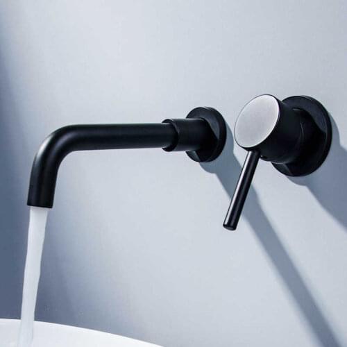Hot and cold water faucet mounting on the sink mixer sink rotating bica wash single fist bath hidden