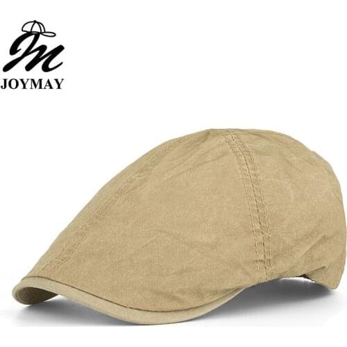 JOYMAY 2018 New Arrival Spring Berets Caps Unisex Casual Solid color Octagonal Hats Peaked Cap Newsboy Hat Visors Y049