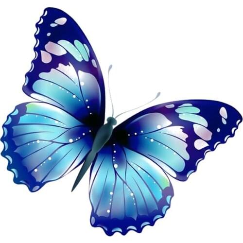 Funny Butterfly Decoration Decal PVC Motorcycle Car Sticker Waterproof Anti-UV Car Window Body Decorative Stickers Accessories