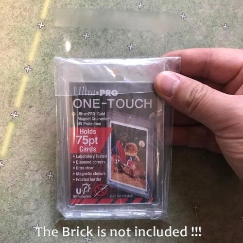 100 PCS/Pack Special Size Card Bricks Sealing Sleeves, Board Game Cards Holder Sleeves for 35PT-130PT Card Bricks 65x90mm