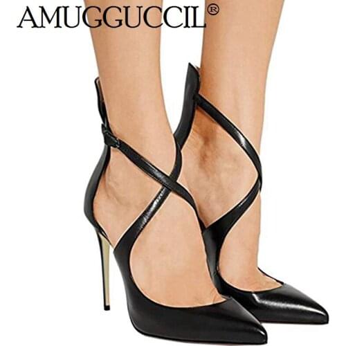 2020 New Plus Big Size 37-47 Black Brown Green Blue Red Pink Fashion Sexy High Heel Spring Summer Lady Shoes Women Pumps D1245