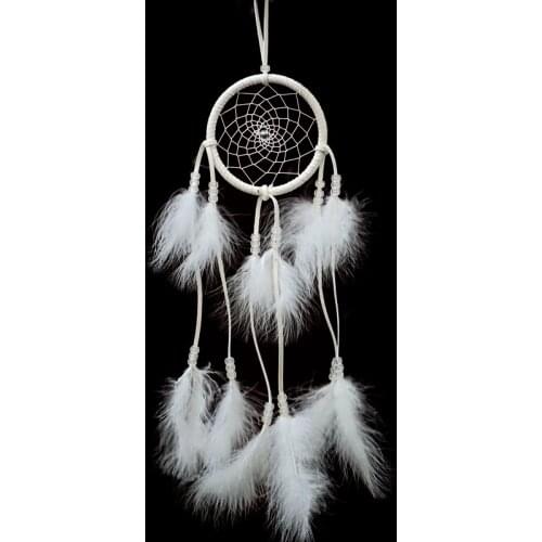 Hot sale 55cm Handmade Indian Dream Catcher Net with Feathers Wind Chimes Wall Hanging Dreamcatcher Craft Gift Home Decoration