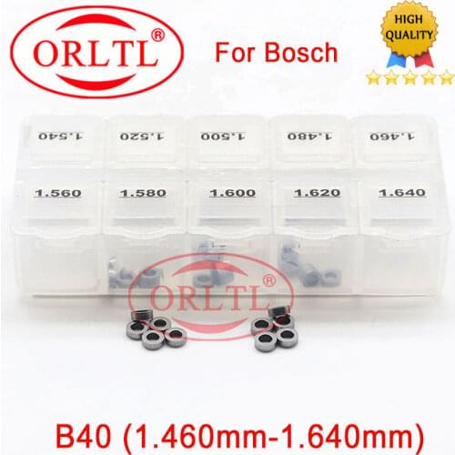 B40 Diesel injector Adjusting Shims, Injector Calibrator Shims size: 1.46mm-1.64mm ( 50 pieces / box )