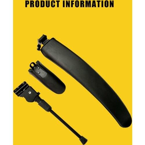 Tire Tyre Splash Mudguard Front Rear Fender Shelf for Xiaomi Mijia Qicycle EF1 Electric Bike Bicycle Kickstand Tripod Support