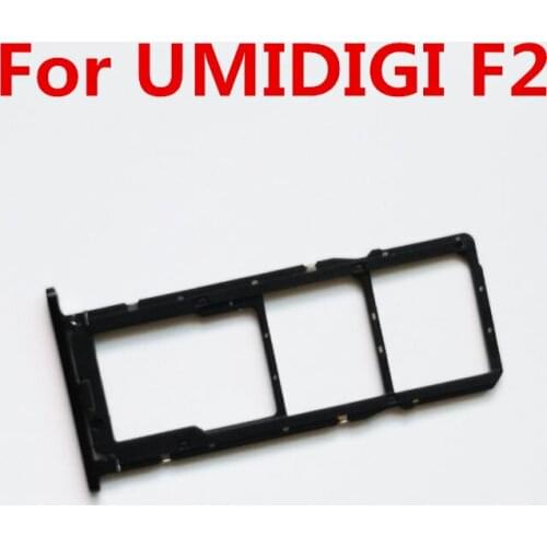 For UMIDIGI F2 New Original SIM SD Card Slot Holder Sim Tray Reader For UMIDIGI F2 Cell Phone
