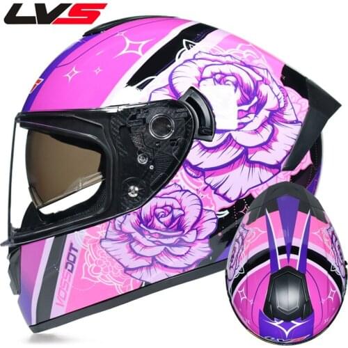 DOT Approved Safety Motorcycle Helmets Full Face Dual Lens Racing Helmet Strong Resistance Off Road Helmet 15