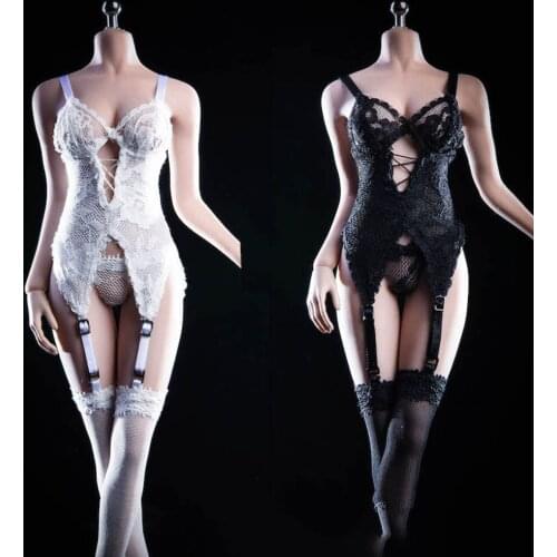 1/6 Action Figure Sexy Clothes Set model Female Sling Stockings Underwear Clothes Set Accessory Model for 12" Action Figure