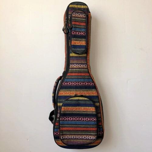 28 30 Inches Guitalele Ukulele Guitar Case Soft Bag Baritone Stripe Blue Backpack Ukelele Guitarra Accessories Gig Acoustic