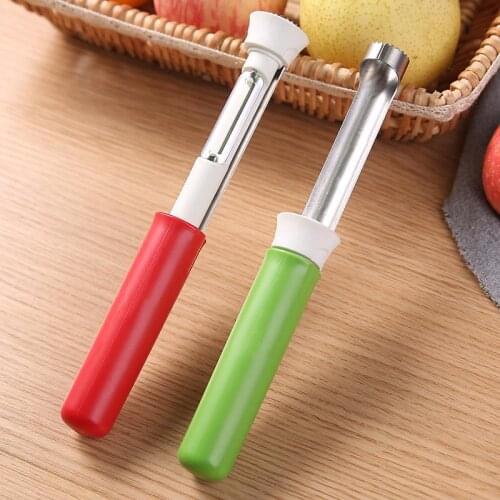 Kitchen Tool Gadget Apple Corer Pitter Pear Bell Twist Fruit Core Seed Remover Pepper Remove Pit Fruit Peeler Home Cocina Knife