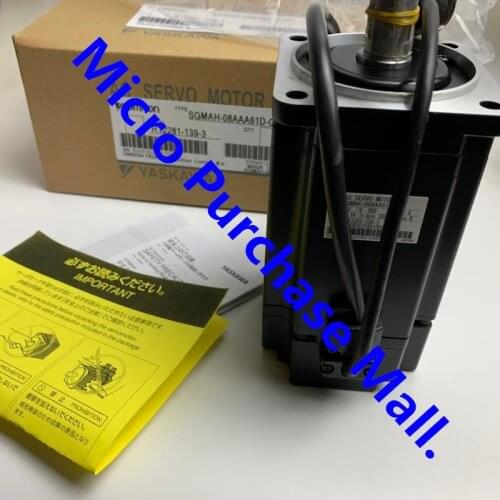 New Ones Servo Motor SGMAH-08A1A61D-OY SGMAH-08A1A61D-0Y