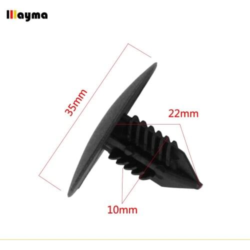 20pcs Plastic clip for Renault Megane Laguna Wheel Arch Lining Splash Guard Trim Spruce Clips Auto Car fender Accessories