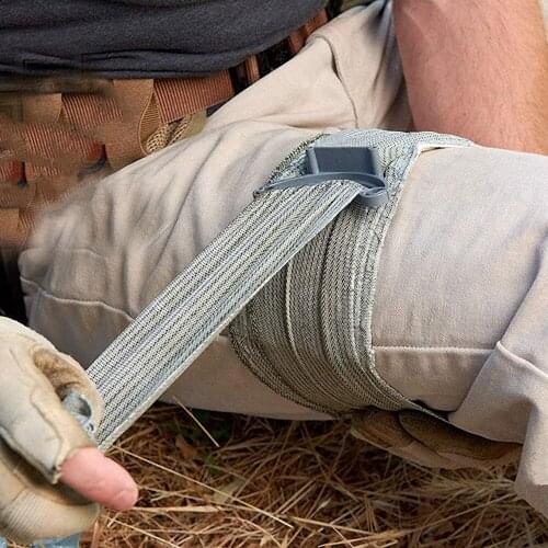 First Aid Bandage Wound Hemostatic Compression Bandage Army Survival Training Bandage Field Safety Outdoor Survival Equipment