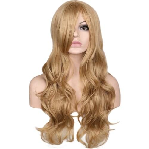 QQXCAIW Long Synthetic Wigs