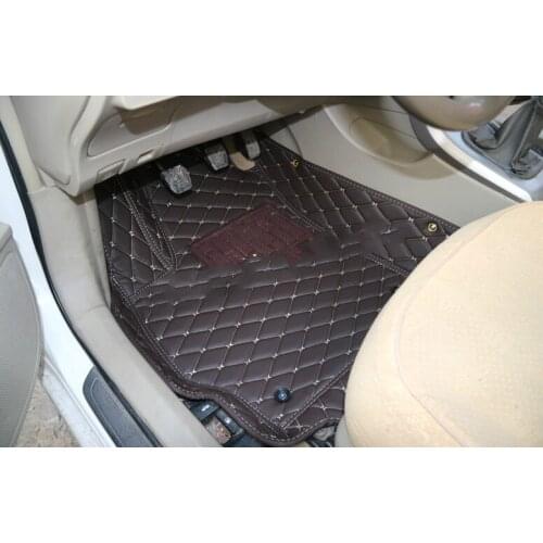 HZHZQX Custom Special Floor Mats for Toyota Corolla 4runner Highlander RAV4 Prado Sequoia Venza 5seat Waterproof Durable Carpets