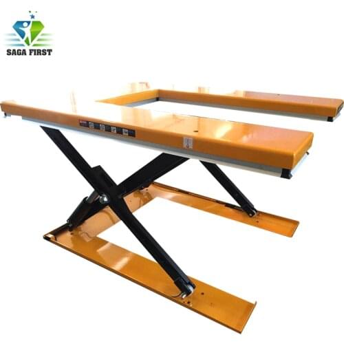 Stationary lift platform hydrauilc scissor lift table with CE