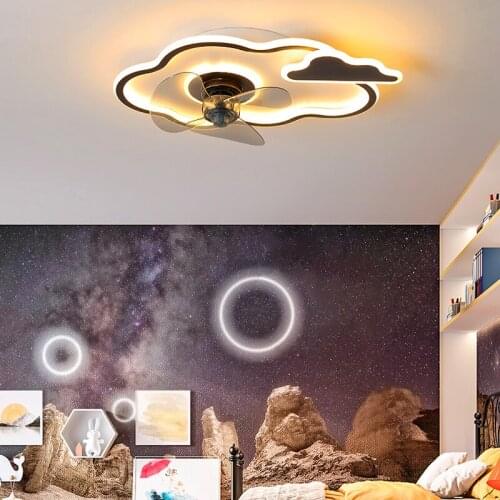 Dining room decorative led ceiling lamps chandelier fan bedroom ceiling fan with led light and control ceiling fans with light