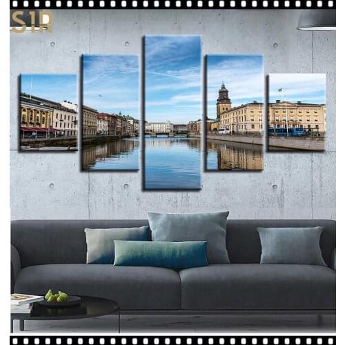 World Famous Architecture Beauty HD Five Wall Painting Decorative Painting Anime Posters Wall Decor Anime Decor Room Decor