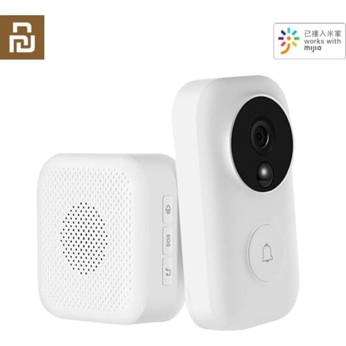 Youpin Zero AI Face Identification 720P IR Night Vision Video Doorbell Set Motion Detection SMS Push Intercom Free Cloud Storage