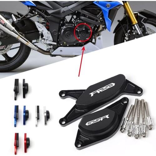 For Suzuki GSR750 GSR600 GSR400 GSR 400 600 750 CNC Engine Guard Protector Crash Pads Sliders Falling Protection Accessories