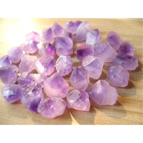 100g drop shipping Natural rough amethyst Crystal gemstone meditation reiki healing chakra purple crystal cluster jewelry making