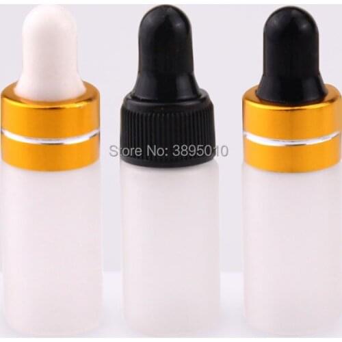2ml 3ml 5ml frosted empty glass dropper bottle small sample bottle refillable bottle F611