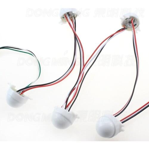 2017 Factory price new product DMX512 led module 3led 5050 RGB led pixel modules waterproof IP68 DC12V 0.72W for outdoor light