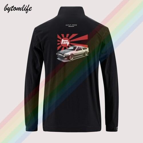2020 Toyota AE86 Corolla Levin Sprinter Trueno JDM Drifting Slim Sport Jacket Mens Casual Back Printing Jacket Asian Size