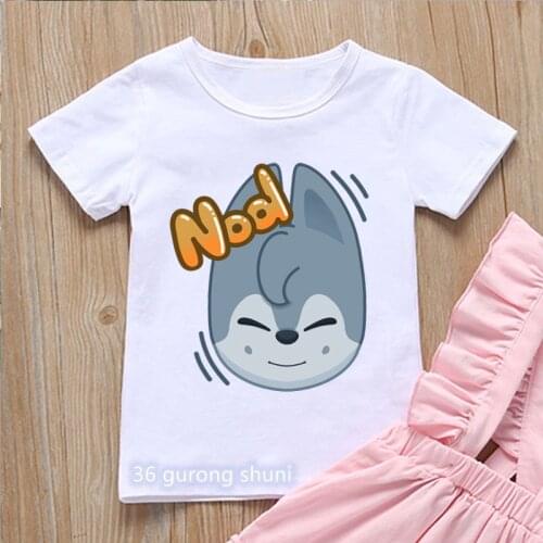 2021 Kawaii Rabbit Skzoo T Shirt Kids Clothes Children Clothing Cartoon Print Boys Girls T-Shirt Funny Korea Fashion Tee Top