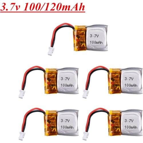 3.7V 100mAh 120mAh Lipo Battery Charger Set for Cheerson CX-10 CX-10A FQ777-124 Hubsan Q4 Wltoys V272 Mini RC Quadcopter