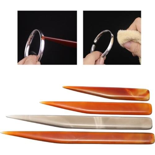 Agate Knife Burnisher Professional Ring Sizer Handmade Jewelry Polishing Tools DIY Jewelry Making Accessories