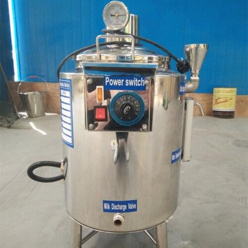 Hot Sale 10liter Stainless Steel Small Milk Pasteurization Machine for Milk Bar Use