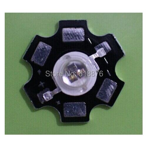 Freeshipping2pcs 3W Infrared IR 940NM High Power LED Bead Emitter DC1.5-1.7V 750mA with 20mm Star Platine Base