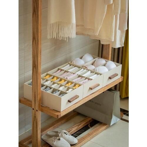 Underwear Storage Box Panty Socks Leggings Bra Compartment