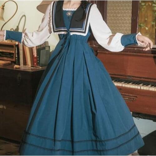 NONSAR Classical Lolita Dress Fugitive Princess Palace Style Super Girl French Retro Gentle Wind Fairy