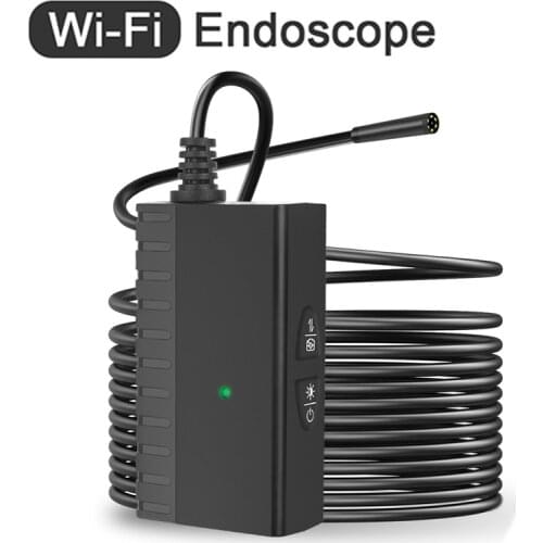 WIFI mini endoscope camera 5.5m, hard cable, snake tube inspection camera, suitable for Android IOS, PC